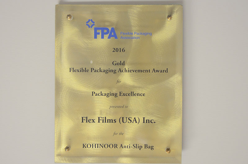 Award Received By Flex Films USA