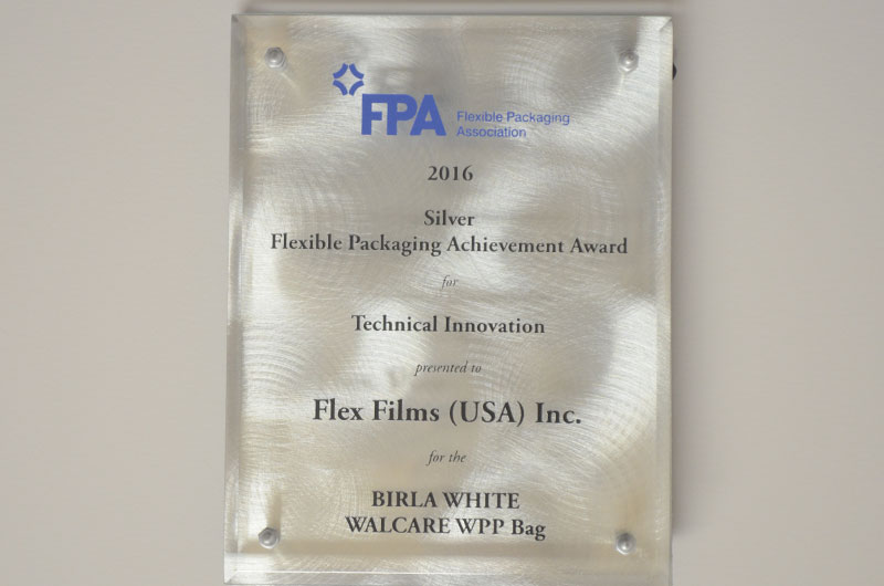 Award Received By Flex Films USA